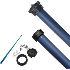 Roller shutter motor/roller shutter drive, 10 Nm, max. 23 kg for 60 mm 8-point shaft mechanical limit switches (1 pc).