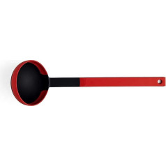 Woll Ladle KU008 Cook it with glass fibre handle and Silicon Lip up to 260 °C Heat-Resistant, 10 x 32 CM