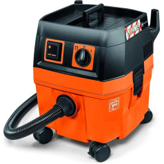 FEIN Dustex 25L Compact Powerful Wet/Dry Vacuum Cleaner for Connecting Power Tools in Workshop and Assembly Use