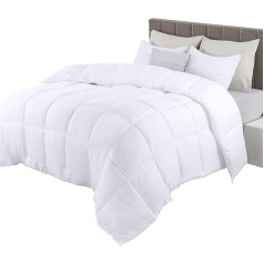 Utopia Bedding Duvet 220 x 260 cm, Soft Microfibre Quilt (White)