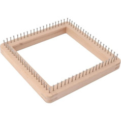 Web Breadboard, Wear-Resistant Square Knitting Tool, Inreleasable Hooks for Making Carpet Blankets (L)