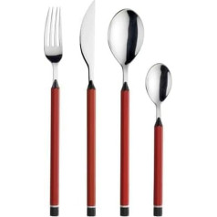 PINTINOX Besteckset, matt, Rot, 24-teilig 0LD0B091