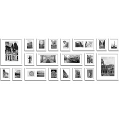 Set of Large Photo Frame Set – Various Sizes (Set of 20
