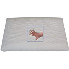 Supply24 since 2004 Orthopädisches Gel/Gelschaum Kopfkissen/Nackenkissen/Nackenstützkissen 80 x 40 x 16 cm Memory Schaum Schlafkissen softes/weiches Kissen Lesekissen/Fernsehkissen/Rückenkissen