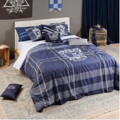 Belum Harry Potter Duvet Cover with Buttons 100% Cotton Classic Ravenclaw for 135/140 cm (220 x 220 cm)