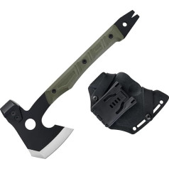 OKNIFE Otacle A1 Outdoor Axe Survival Axe with Sheath, Full Tang, Outdoor Axe Made of 50Cr15MoV Stainless Steel and G10 Handle, Bushcraft Axe, Camping Axe with G10 Handle, Robust Outdoor Equipment (33