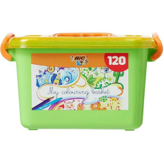 Bic Kids 9484261 Colouring Box Set with 120 Pens / 60 Colouring Pencils / 60 Felt Pens