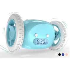 Clocky The Original Runaway Alarm Clock blue