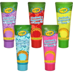 Crayola Bathtub Finger Paint Soap 5 Pack