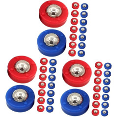 Pack of 100 Children's Shuffleboard Balls Free Sliding Beads Board Game Parts Rolling Ball Equipment Shuffleboard Puck Rolling Beads Shuffleboard Table Pucks