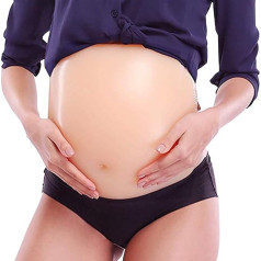 Fake Pregnancy Fake Silicone Belly Gentle Fake Pregnant Belly Artificial Pregnancy Bump for Pregnant Women Mannequin or Dress Shape Costume Cosplay Props