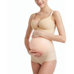 GaoYunQin Fake Pregnancy Fake Silicone Artificial Pregnancy Thrust, Realistic Fake Belly Costumes, for Cross Dressing, Actor, Prop Cosplay (Size : 8-10 Months)