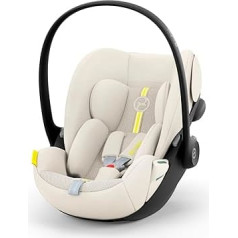 CYBEX Gold Cloud G i-Size Plus Baby Car Seat with Newborn Insert, From Birth to Approx. 24 Months, For Children from 40 cm to 87 cm, Max. 13 kg, Seashell Beige