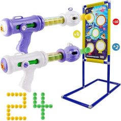 NATTHSWE Shooting Game Toy for Children, Toy from 5 6 7 8 9 10 + Years Boys Shooting Game Toy for Children Outdoor Garden Game Air Rifles Boys Children's Toy Girls Birthday Gifts