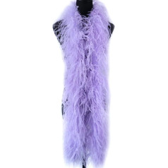 GEM DRILL 2 Meters 6 Ply Ostrich Feathers Boas, Boa Costume Craft,Dyed Fluffy Plumes for Wedding Dress Clothes Shawl Decoration Accessories Sewing (Color : 07, Size : 2 Meters 6 Ply)