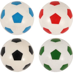 100x Flummi Dopsball Springball Fußball Weiss Bunt 3,5 cm Mitgebsel Geburtstag