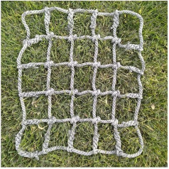 Tree House Rope Ladder, Playground Safety Net, Outdoor Rope Climbing Net, Fun for the Children's Playground, Load Capacity 250 kg, (1 x 2 m (3.3 x 6.6 ft))