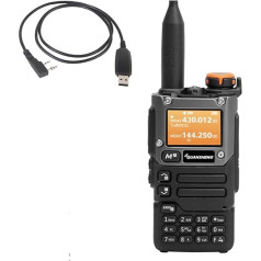 Quansheng UV-K5(8) VHF UHF Dual-Band Ham 5W Portable Two-Way Radio Walkie Talki FM NOAA UV-K5 Plus W/USB Programming Cable