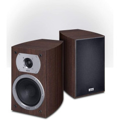 HECO Victa Prime 202 | 2 Wege Heimkino- und Stereo-Regallautsprecher | 1 Paar, Farbe:Espresso
