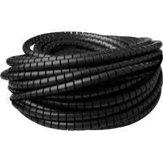 ACT Cable Sleeve, Diameter 25 mm, Spiral Hose Length 20 Metres, Cable Management for Office, Flexible Cable Organiser Computer and Workplace - CT4054