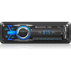 Car Radio Bluetooth, 1 DIN Car Radio MP3 Player