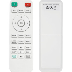 Aimdio RCX014 5J.JGV06.001 Remote Control for BenQ TH550 MH550 MW550 MW605 MW612 MS550 MS610 MU641 MW605w MW707 MX707 MX550 MX604 MX604w MX611 MH606 MH606w Projectors