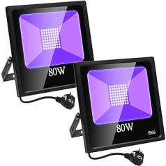 ‎Eleganted UV LED Flood Light with On/Off Switch, UV