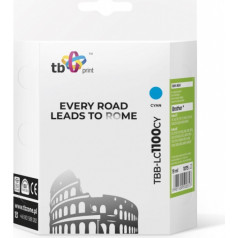 Ink for brother lc980/1100 tbb-lc1100cy cy 100% new