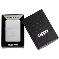 Zippo Lighter 48725 Love Design