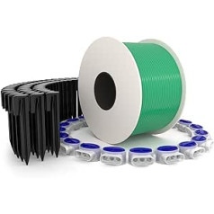 kanoo® Installation Kit for Robotic Lawnmower with 150 m Boundary Cable + 300 x Pegs + 20 x Cable Connectors - Practical Complete Set for Laying Boundary Wire of All Common Brands