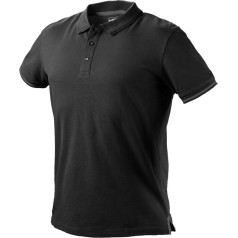 NEO DENIM polo shirt, black, size XXXL