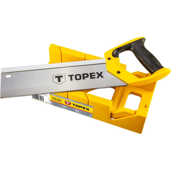 Topex 300 mm comb saw with miter box