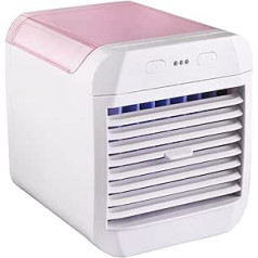 Tnfeeon Portable Air Conditioner Fan, Mini Air Conditioner, 3 Speeds Personal Air Conditioner, Personal Air Cooler with Humidifier for Room, Bedroom, Office, (Pink)