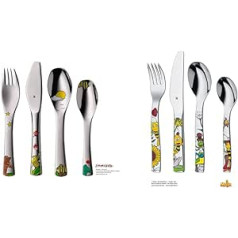 WMF Janosch Children's Cutlery Set 4-Piece Cromargan Polished and Maya the Bee Children's Cutlery Set 4-Piece Children's Cutlery Stainless Steel Cutlery Children from 3 Years Polished Cromargan