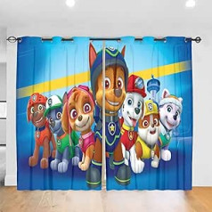 Snowya Curtain curtains with eyelets for curtains, living room, modern blackout curtain, cold protection curtain, children's bedroom curtains, 140 x 160 cm, set of 2, bedroom curtains, opaque curtains