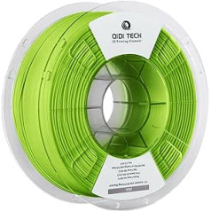 QIDI TECH ASA Filament 1.75 mm Green, 3D Printer Filament ASA 1 kg Spool (2.2 lbs), High UV Resistance, Low Odour, Perfect for Printing Outdoor Functional Parts, Suitable for Most FDM 3D Printers