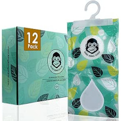 KING KONG STATE Wardrobe Dehumidifier, Pack of 12, Dehumidifier for Wardrobe, High Performance Desiccant for Moisture Removal (Granules)