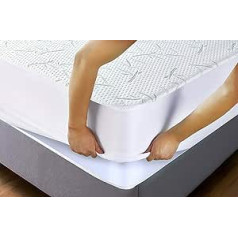 Umberto Ravelli Mattress Protector White 90 x 190 cm