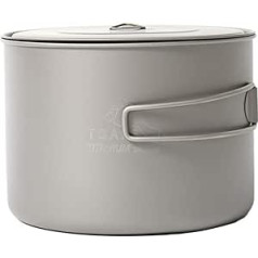 TOAKS Camping tableware made of pure titanium outdoors, can be used as cups, bowls and pots