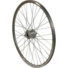 Redondo 28 Inch Front Wheel Hollow Chamber Rim Silver with Shimano Nexus Hub Dynamo