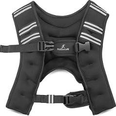 ProsourceFit Weight Lifting, Running and Fitness, Body Weight Training Vest for Men and Women, 6 lb, 8 lb, 10 lb, 20 lbs.