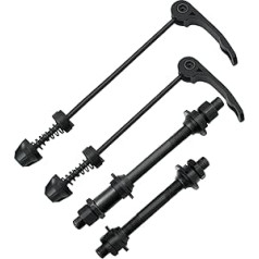 AiTuiTui 1 Paar MTB Schnellspanner Fahrrad Nabe Rennrad Mountainbike Vorderachse & Hinterachse Hohlschaft Set mit Standardabstand