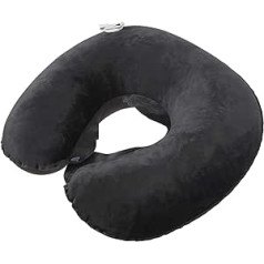 Samsonite Global Travel Accessories Inflatable Travel Pillow, 36 cm, Black, black, travel pillow