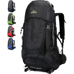 Doshwin 70L Trekking Backpack Camping Backpack Travel Backpack Hiking Backpack Large Backpack for Men and Women