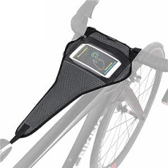 VENTDOUCE Fahrrad-Schweißschutz, verstellbares Fahrradtrainer-Schweißnetz | Schutzhülle mit Handy-Tasche für den Innenbereich, Fahrradzubehör, Outdoor-Indoor-Fahrräder Zubehör