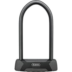 ABUS Bügelschloss Granit XPlus 540 - Motorradschloss mit XPlus Zylinder - ABUS-Sicherheitslevel 15 - Schwarz/Grau - 300 mm Bügelhöhe