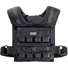 MVRK Adjustable Weighted Vest for Men, 35 lbs - Weight Vest with Iron Weights, Heavy Duty Weighted Vest for Functional Training, Slim Design, Weighted Running Vest, Weight Vest for Men