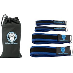 Urban Lifters BFR Bands Occlusion Training Bands Adjustable Biceps & Legs for Bodybuilding & Restricting Circulation for Fast Muscle Growth 4 Pack (2 Bicep Bands, 2 Leg Bands)