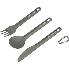 Sea to Summit Alpha Light Cutlery Set 3-3-teiliges Set mit Löffel, Gabel, Messer
