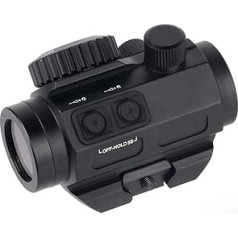 FOCUHUNTER Optics Rifle Scope 1 X 22 Red/Green Dot Sight Waterproof Anti-Fog and Shockproof 3MOA Sight Tactical 20mm Picatinny Visor for Handgun Hunting